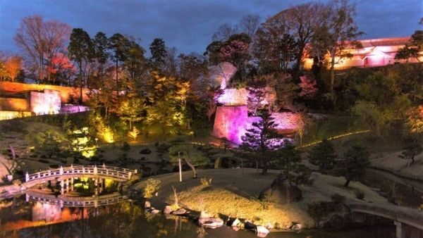 金沢城公園・玉泉院丸庭園ライトアップ